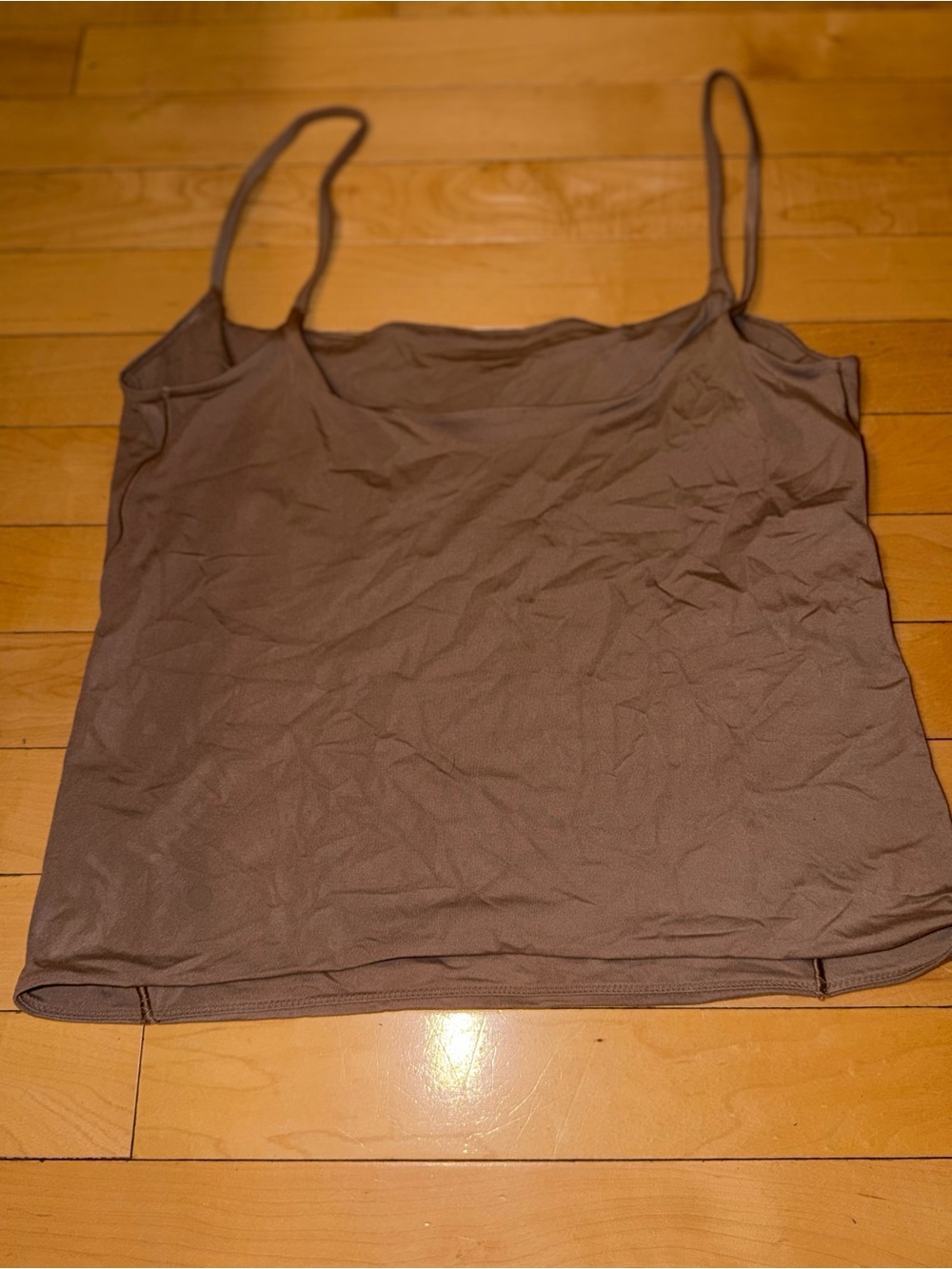 Lululemon Ultra Soft Nulu Wundermost Spaghetti Strap Cami Taupe Large